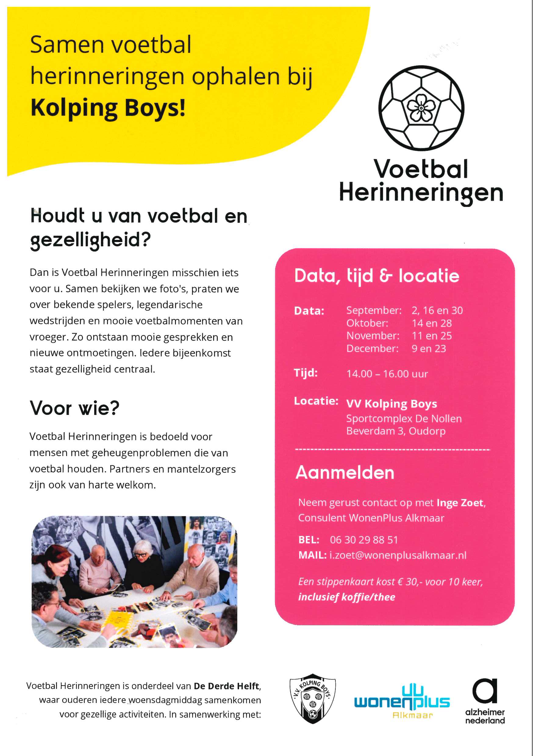 Je bekijkt nu Start Voetbal- herinneringen
